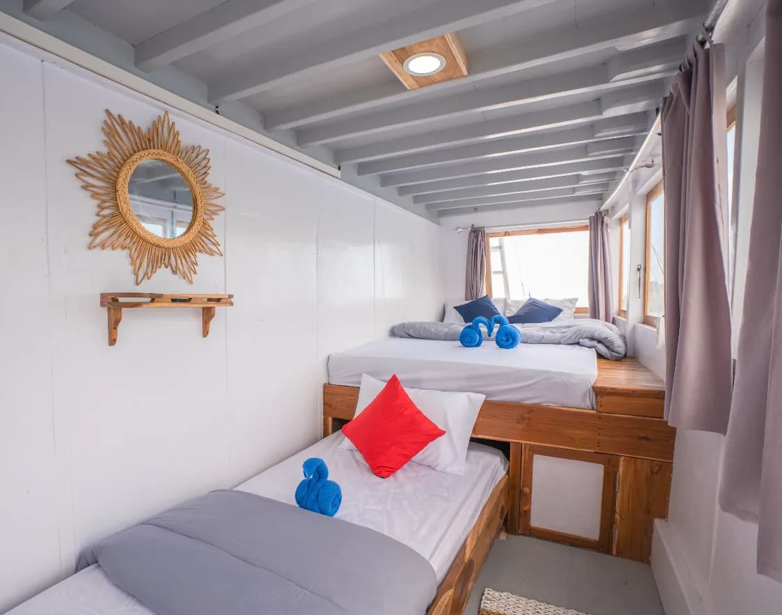 Private Cabin - Cabine du bateau Phinisi Komodo Labuan Bajo