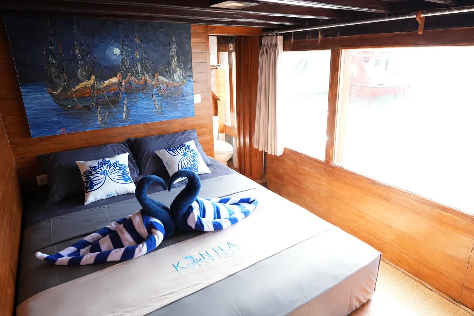 Sedana Cabin - Kabine des Phinisi-Boots Komodo Labuan Bajo