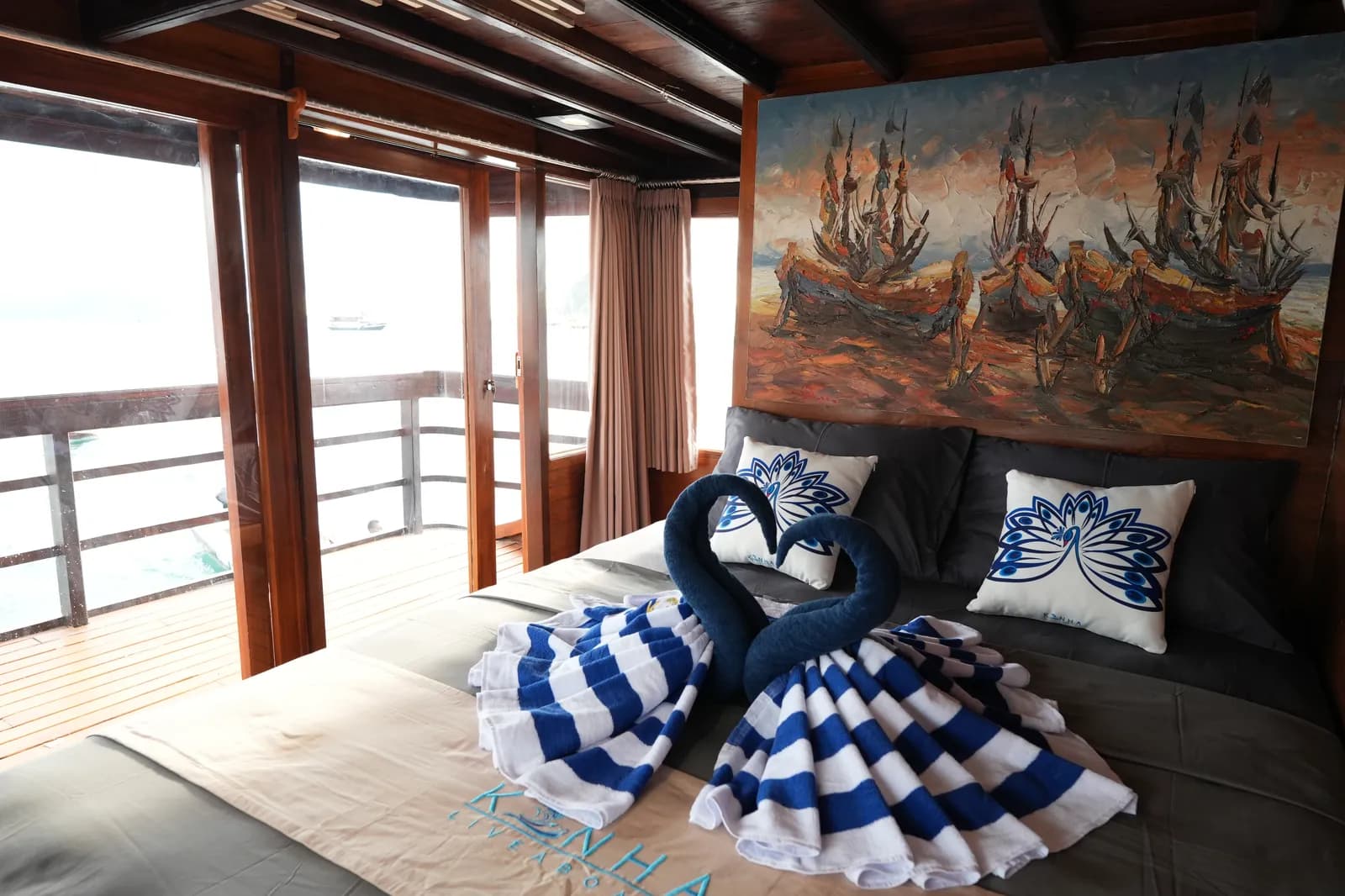 Gayatri Cabin - Kabine des Phinisi-Boots Komodo Labuan Bajo