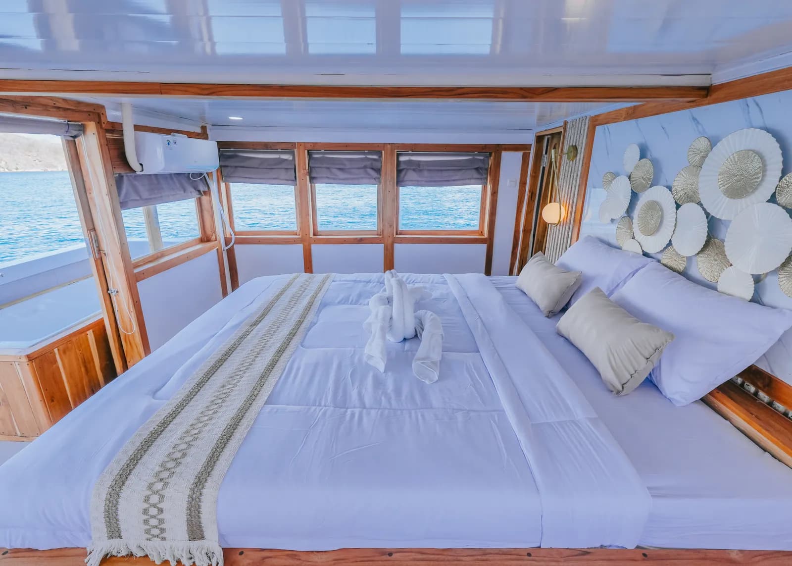 Master Cabin - Kabine des Phinisi-Boots Komodo Labuan Bajo