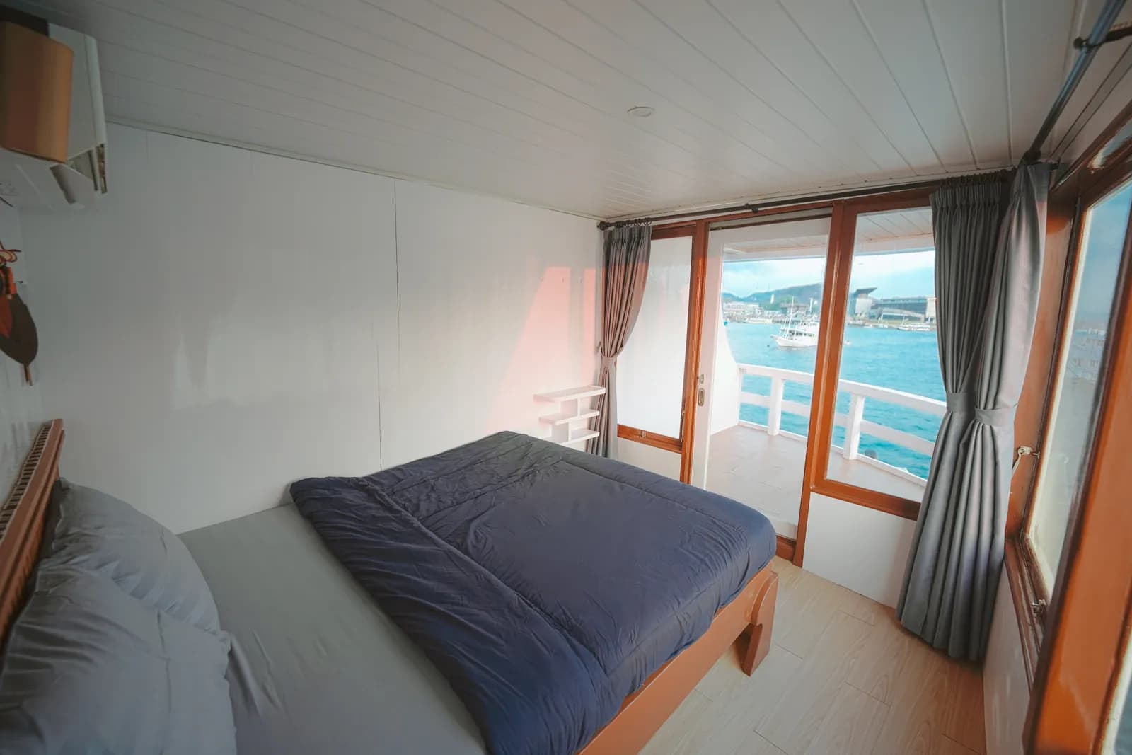 Master Cabin - Kabine des Phinisi-Boots Komodo Labuan Bajo