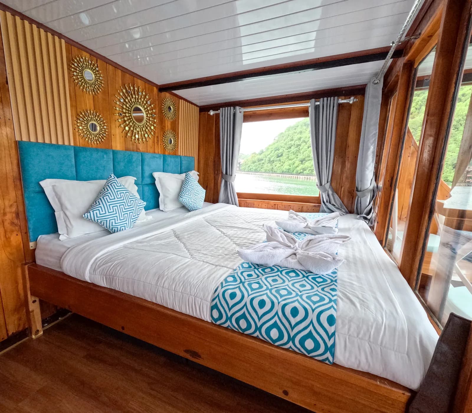 Master Cabin - Kabine des Phinisi-Boots Komodo Labuan Bajo
