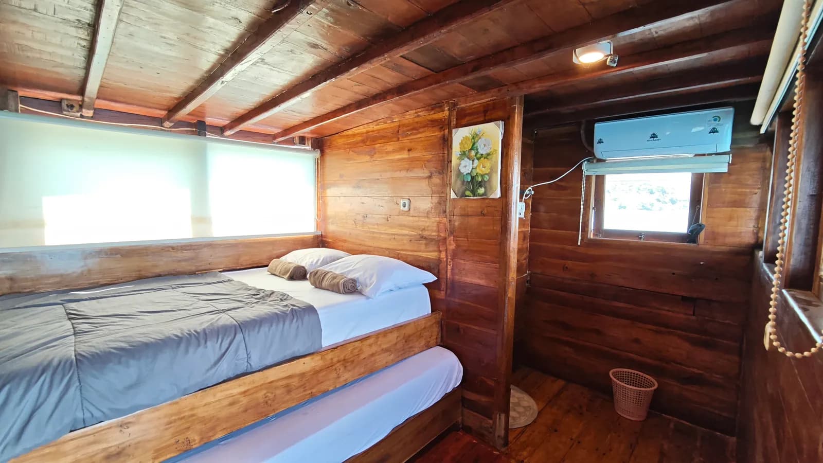 Private Room 2 - Kabine des Phinisi-Boots Komodo Labuan Bajo