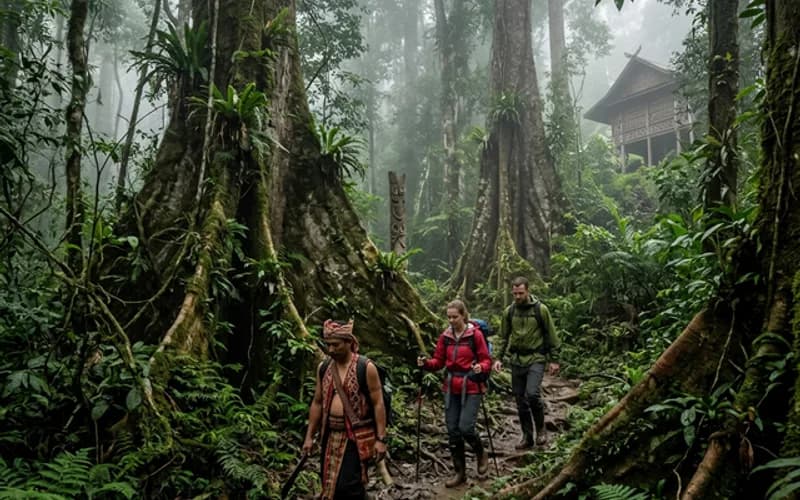 Orangutan Tour & Dayak Trekking 5D4N - Komodo Labuan Bajo Phinisi Boat Tour Package