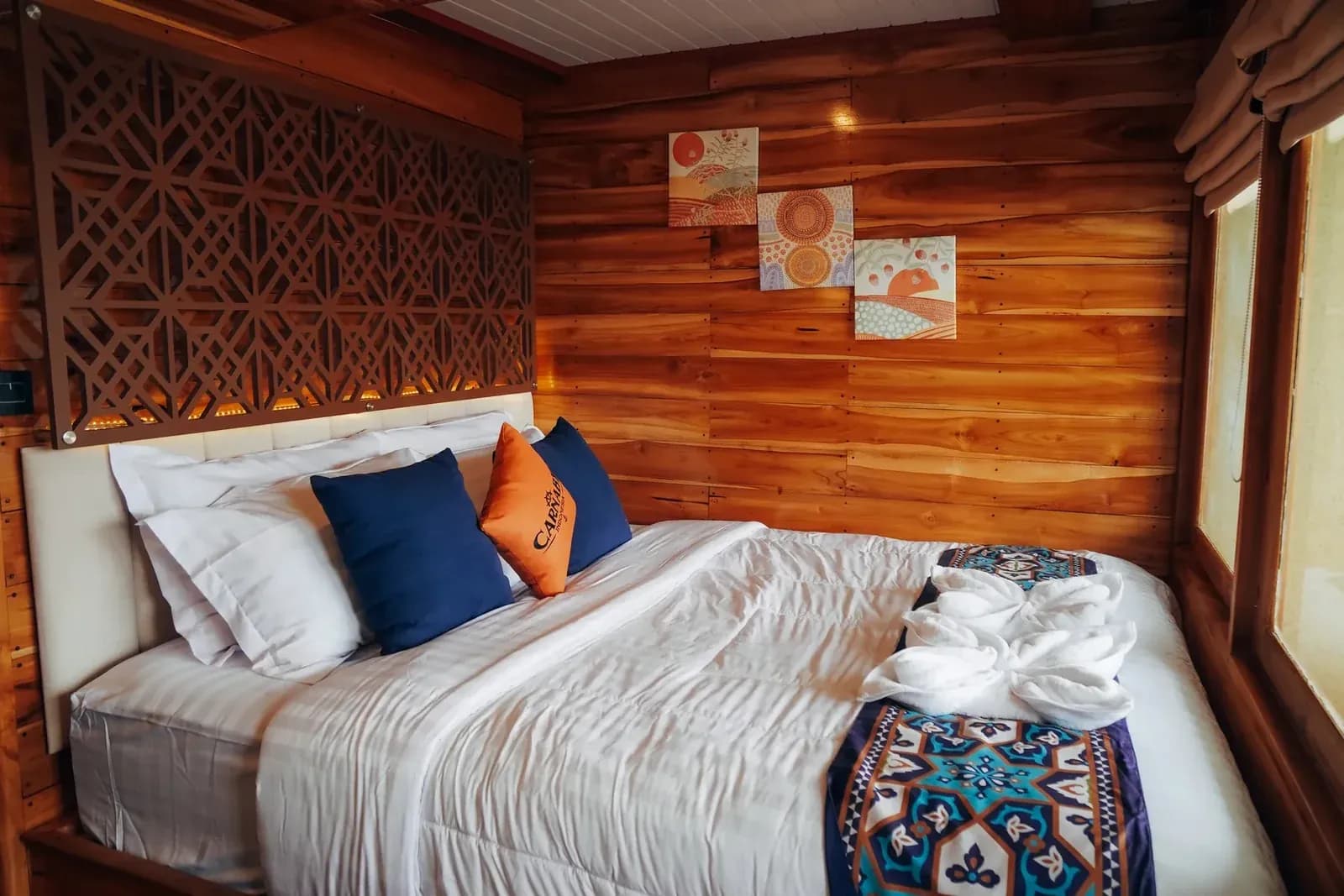 Takalar Cabin - Kabine des Phinisi-Boots Komodo Labuan Bajo