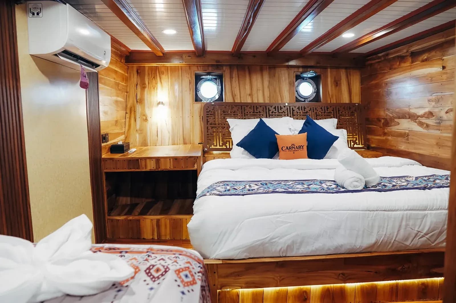 Wajo Cabin - Kabine des Phinisi-Boots Komodo Labuan Bajo