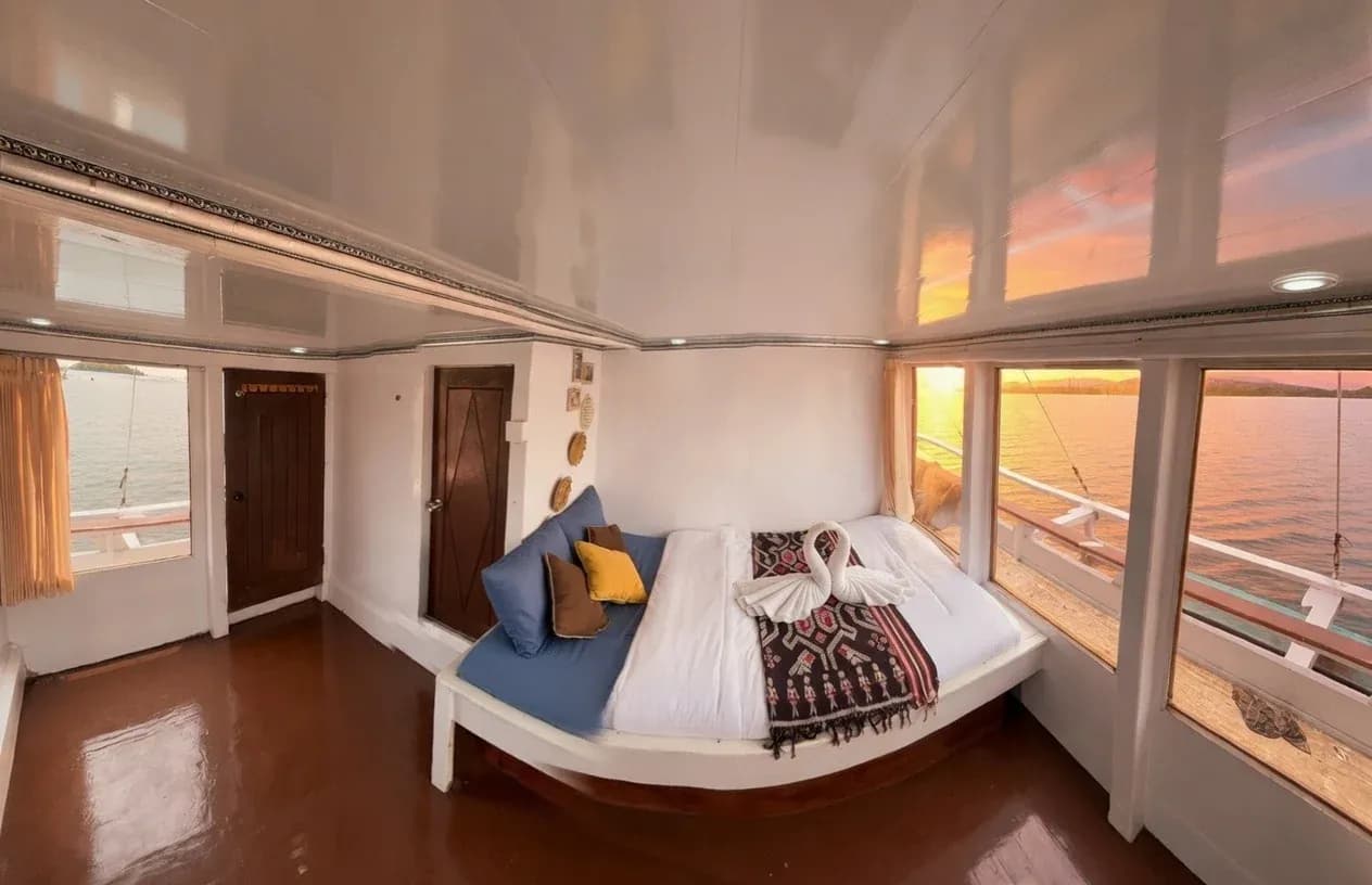 Gresik Cabin - Kabine des Phinisi-Boots Komodo Labuan Bajo