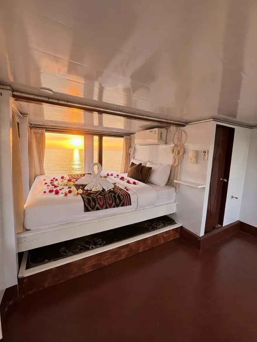 Malang Cabin - Kabine des Phinisi-Boots Komodo Labuan Bajo