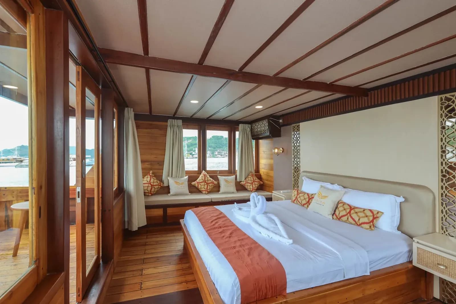Master Cabin - Kabine des Phinisi-Boots Komodo Labuan Bajo