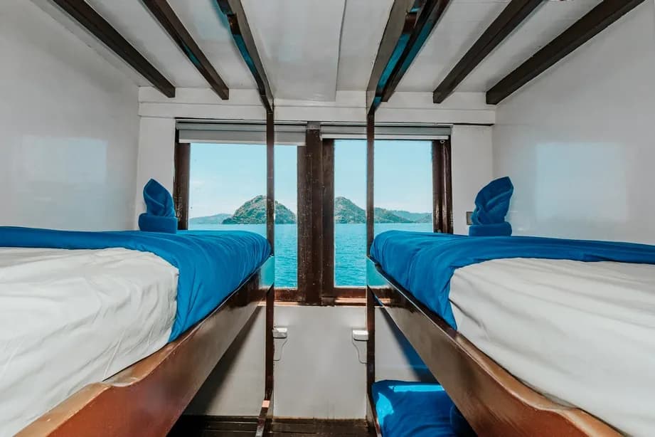 Shared Cabin - Kabine des Phinisi-Boots Komodo Labuan Bajo