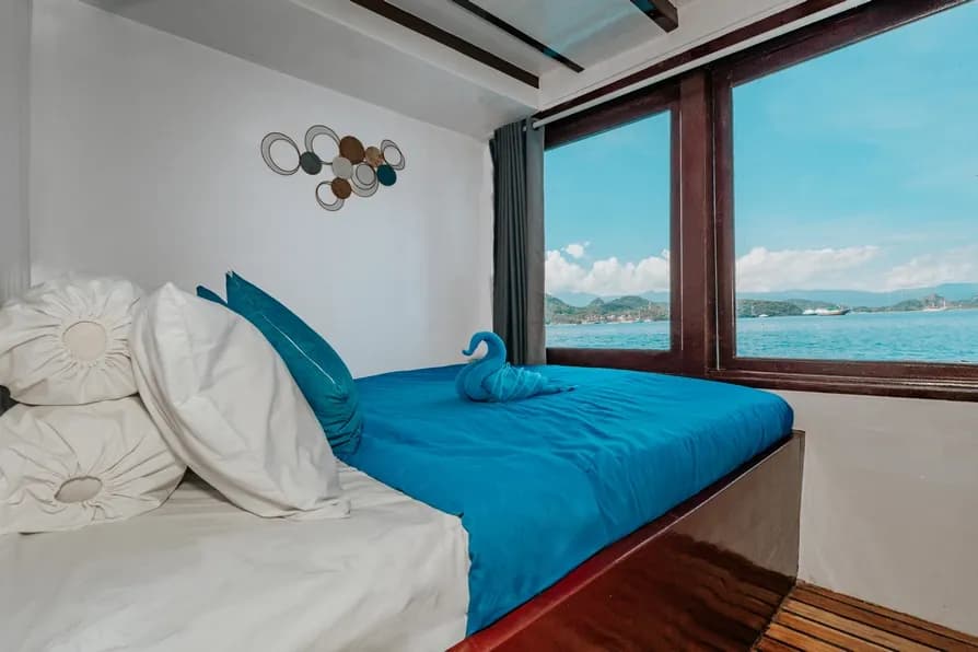 Superior Cabin 1 - Kabine des Phinisi-Boots Komodo Labuan Bajo