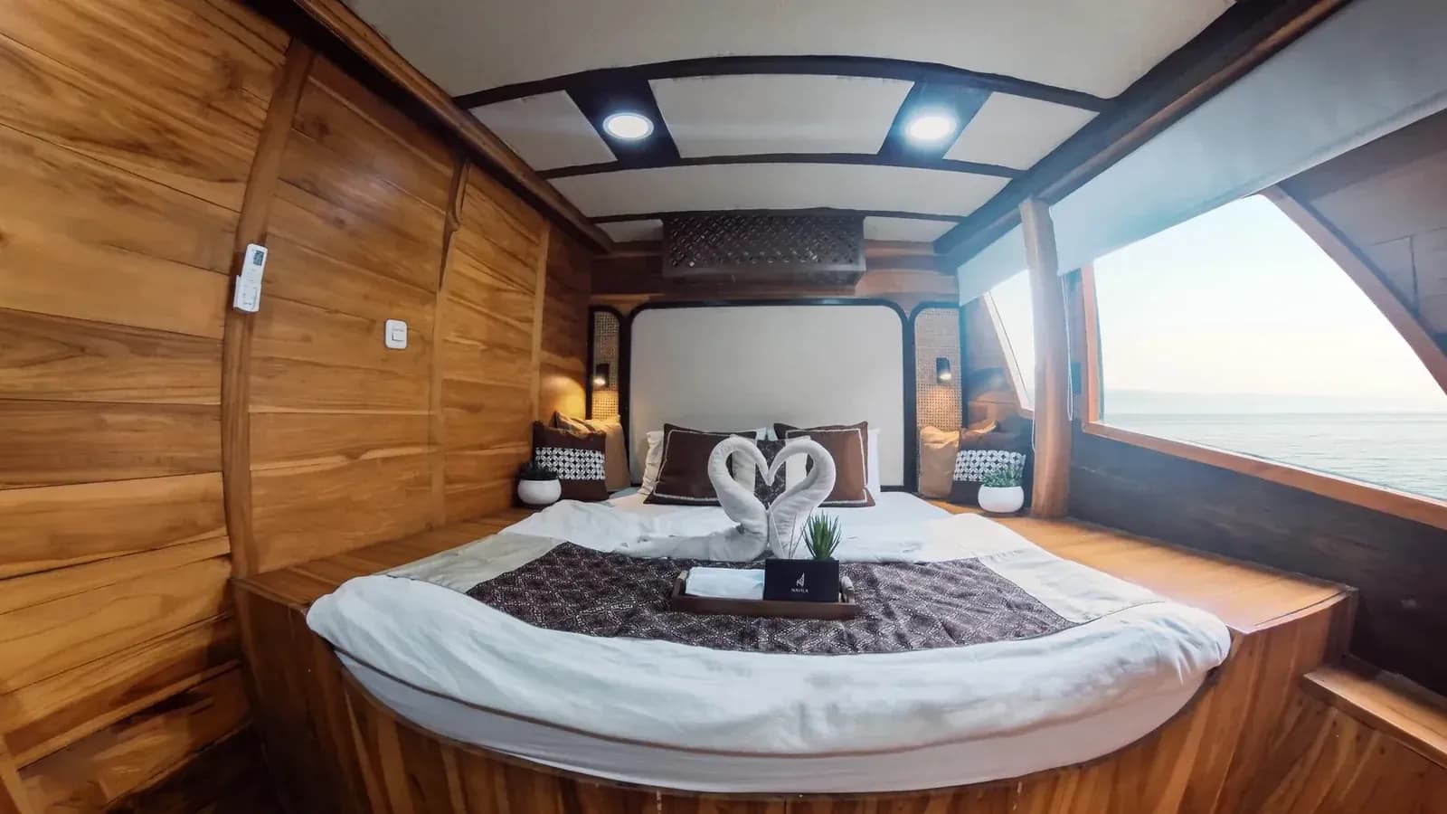 Master Cabin - Kabine des Phinisi-Boots Komodo Labuan Bajo
