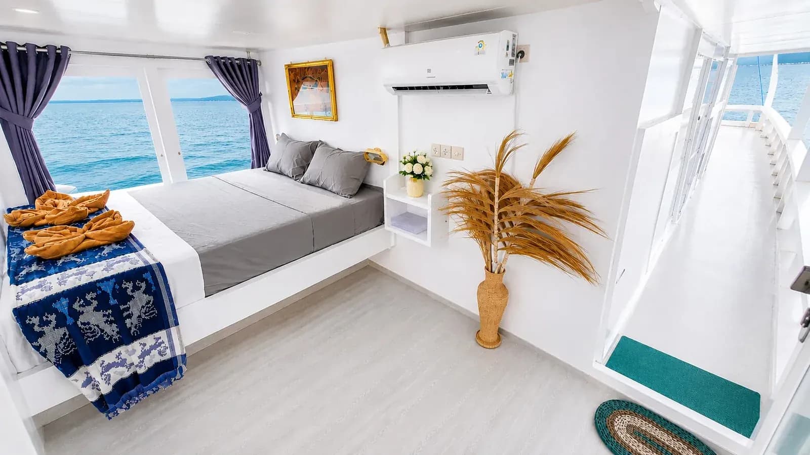 Master Cabin - Kabine des Phinisi-Boots Komodo Labuan Bajo