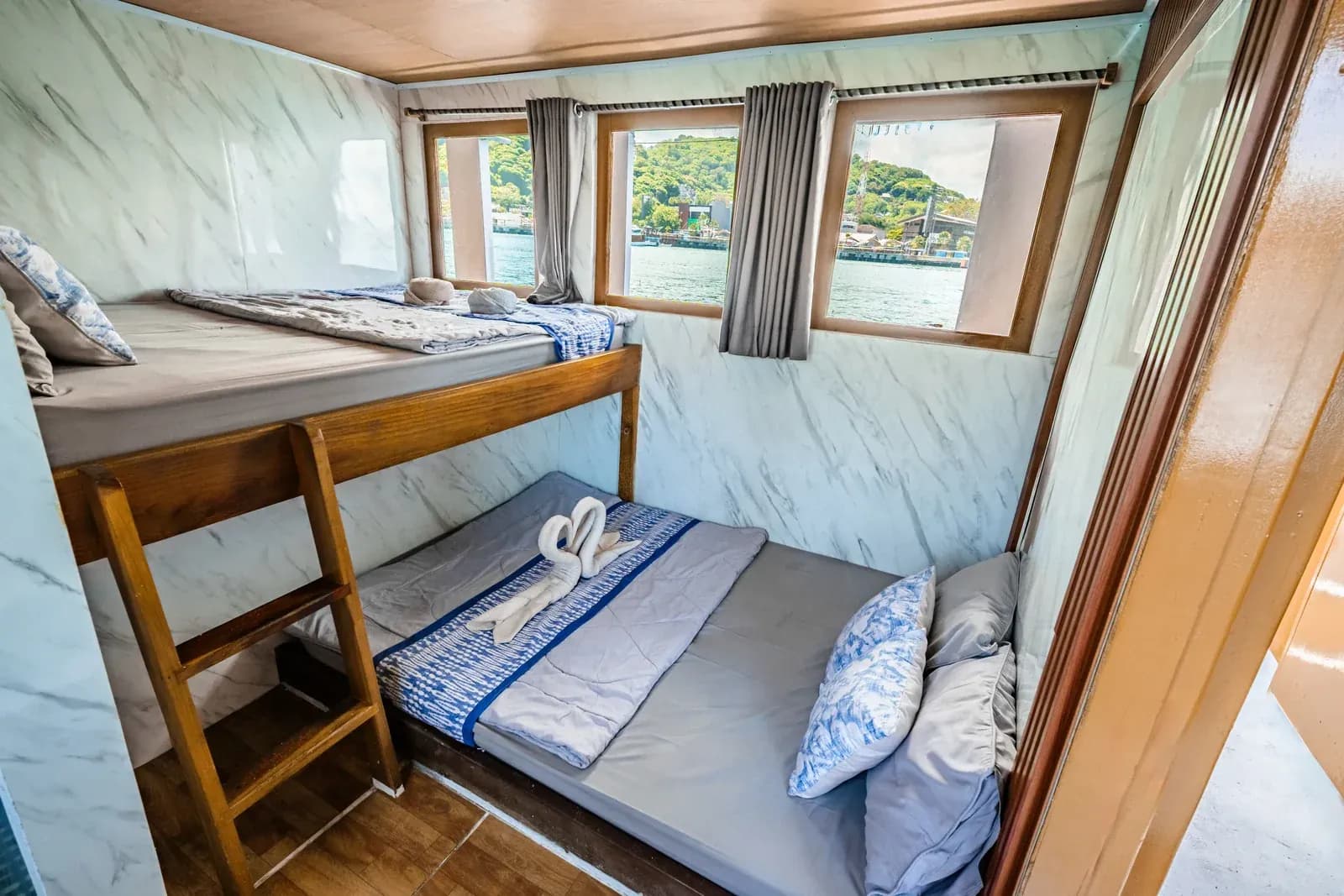 Shared Cabin - Kabine des Phinisi-Boots Komodo Labuan Bajo