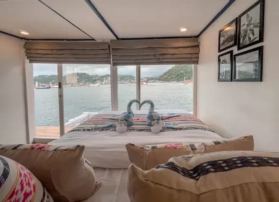 Manta Cabin 3 - Kabine des Phinisi-Boots Komodo Labuan Bajo