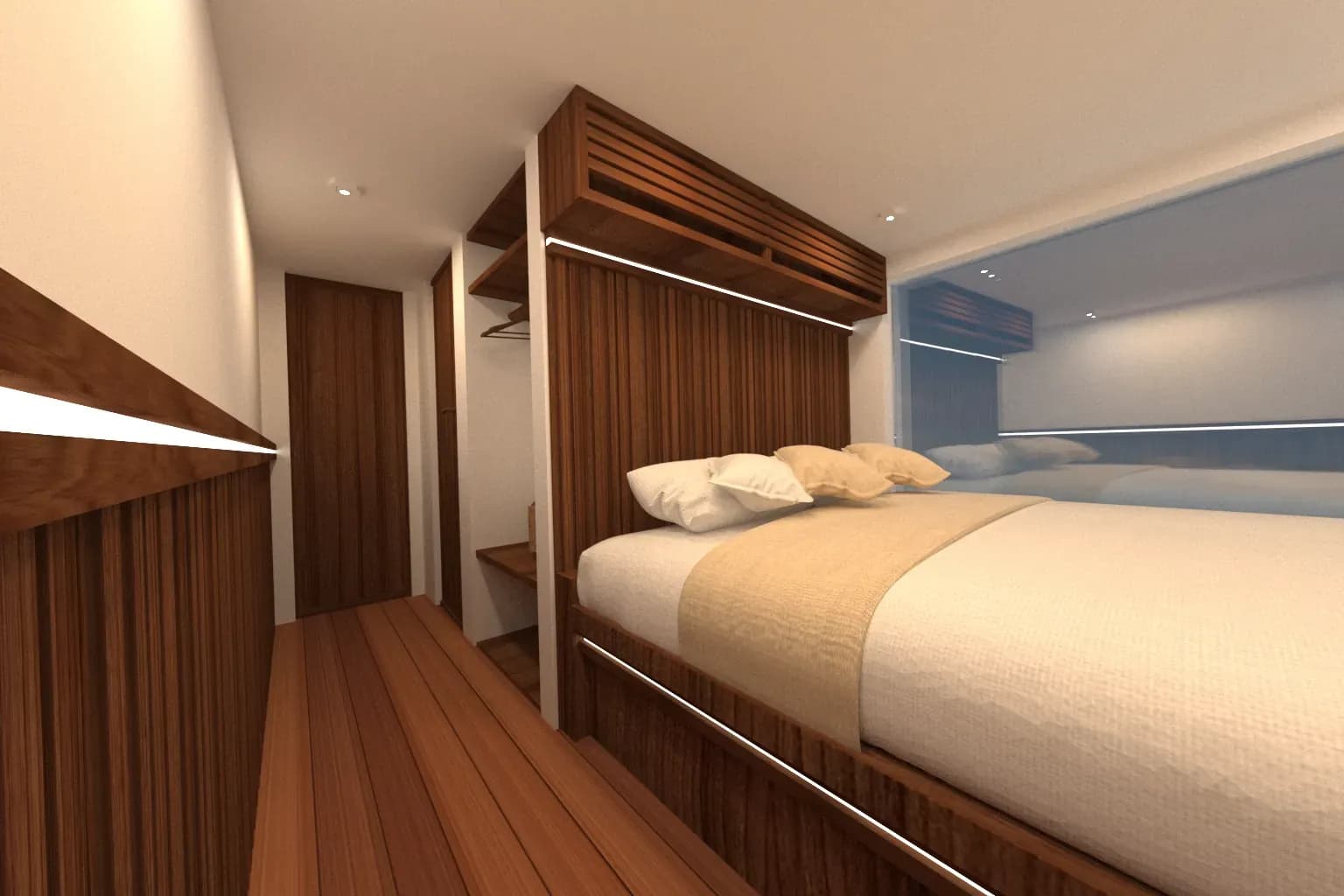 Deluxe Cabin - Kabine des Phinisi-Boots Komodo Labuan Bajo