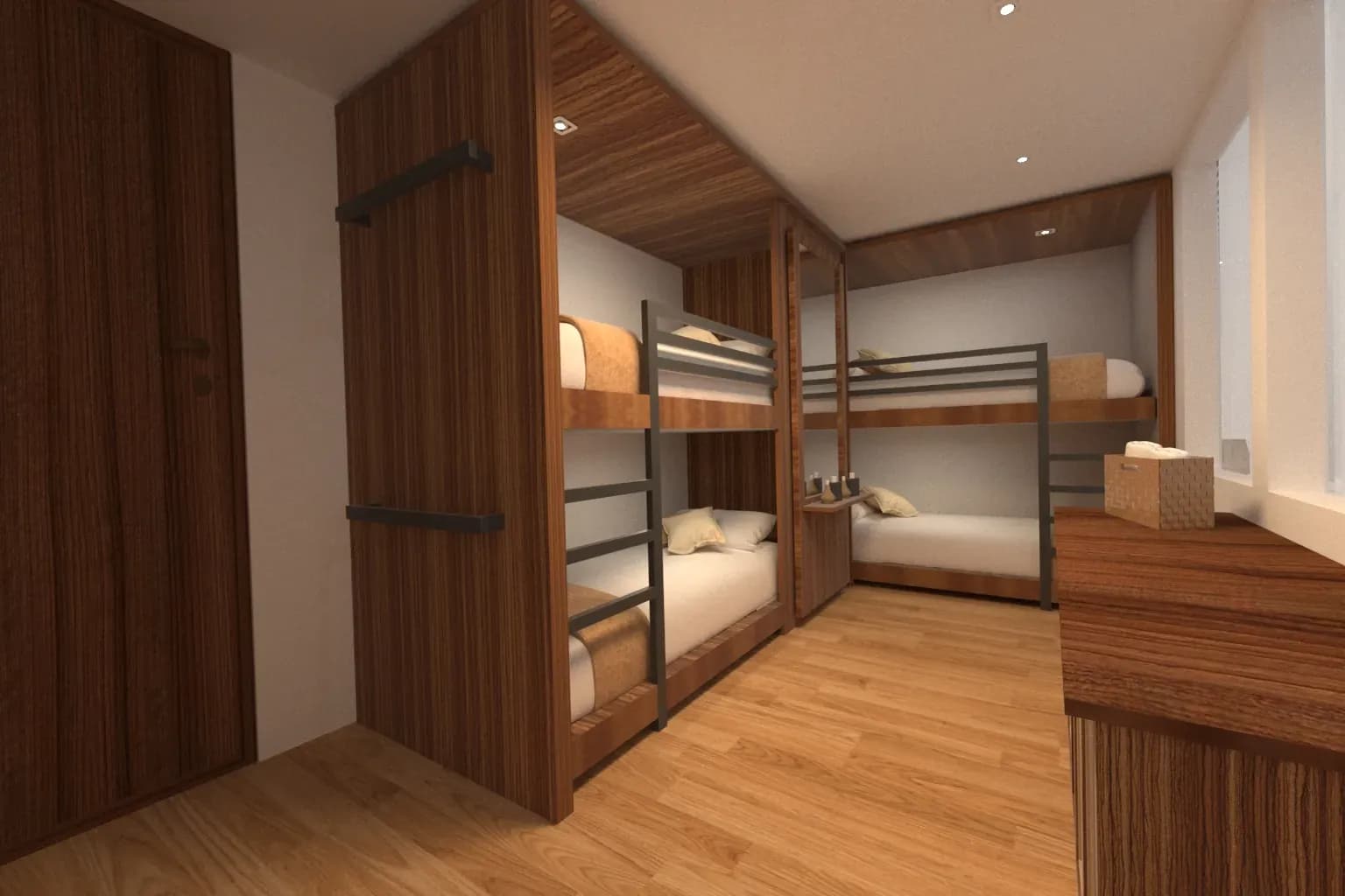 Shared Cabin - Kabine des Phinisi-Boots Komodo Labuan Bajo