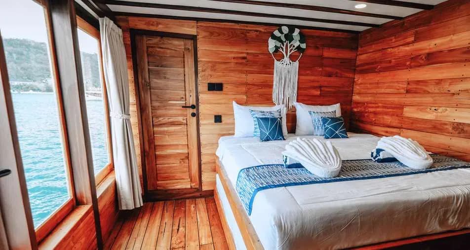 Nandini Cabin - Cabine du bateau Phinisi Komodo Labuan Bajo