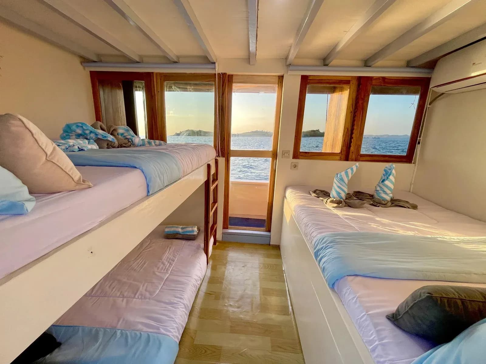 Shared Cabin - Kabine des Phinisi-Boots Komodo Labuan Bajo